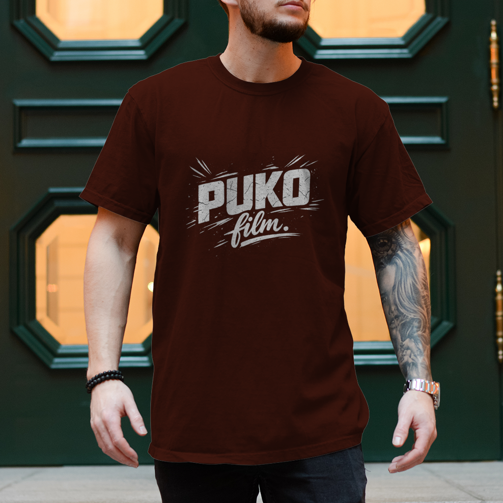 Herren T-Shirt „Puko Film“ – Balkan Humor Shirt