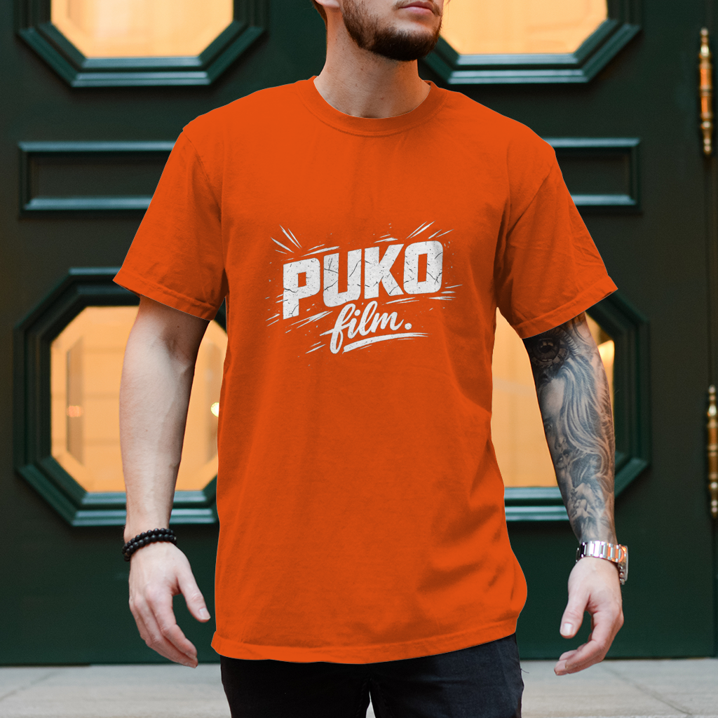 Herren T-Shirt „Puko Film“ – Balkan Humor Shirt
