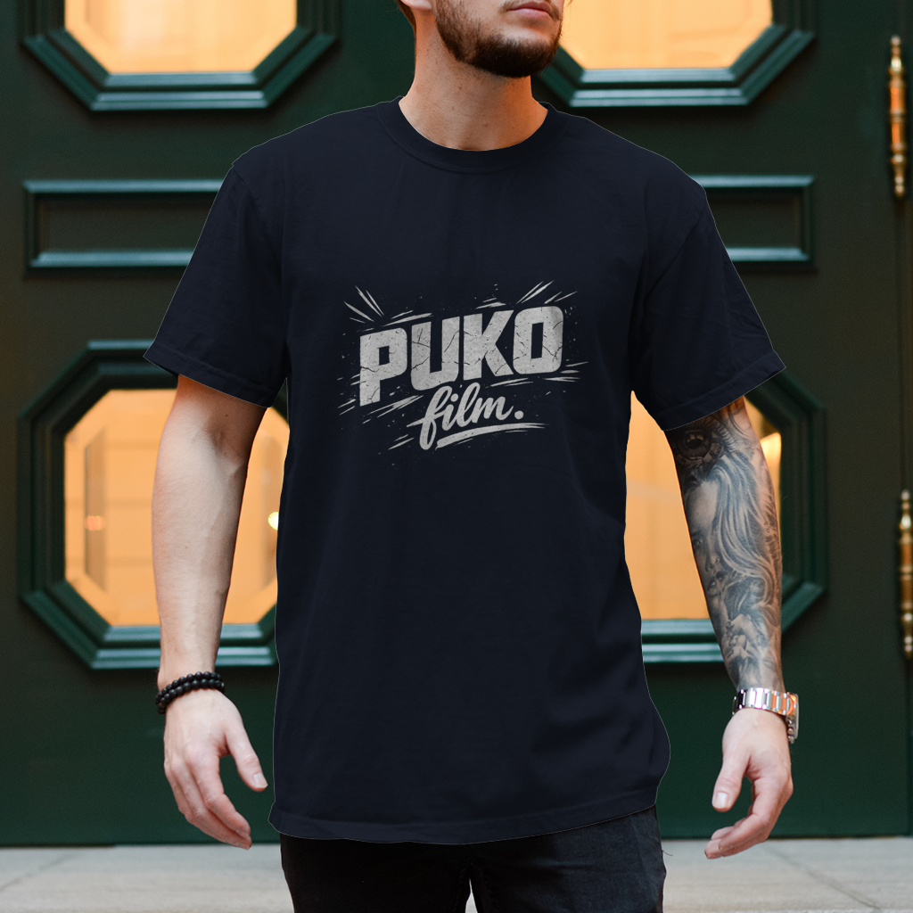 Herren T-Shirt „Puko Film“ – Balkan Humor Shirt
