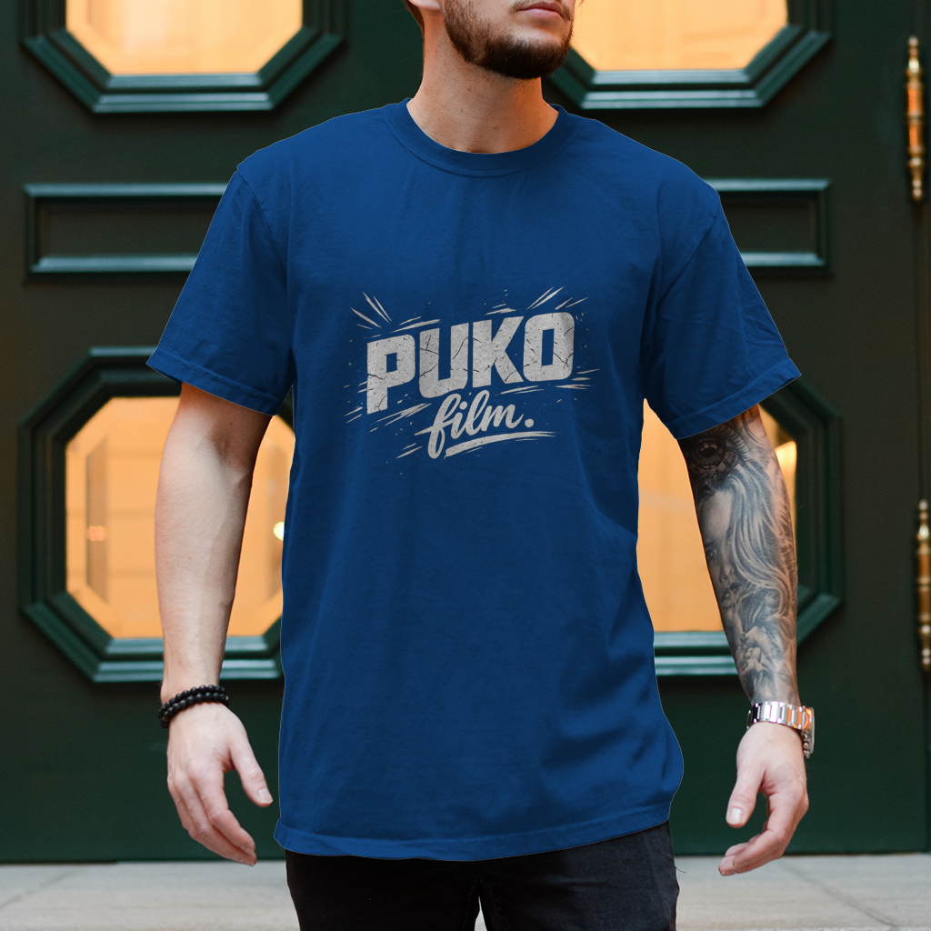 Herren T-Shirt „Puko Film“ – Balkan Humor Shirt