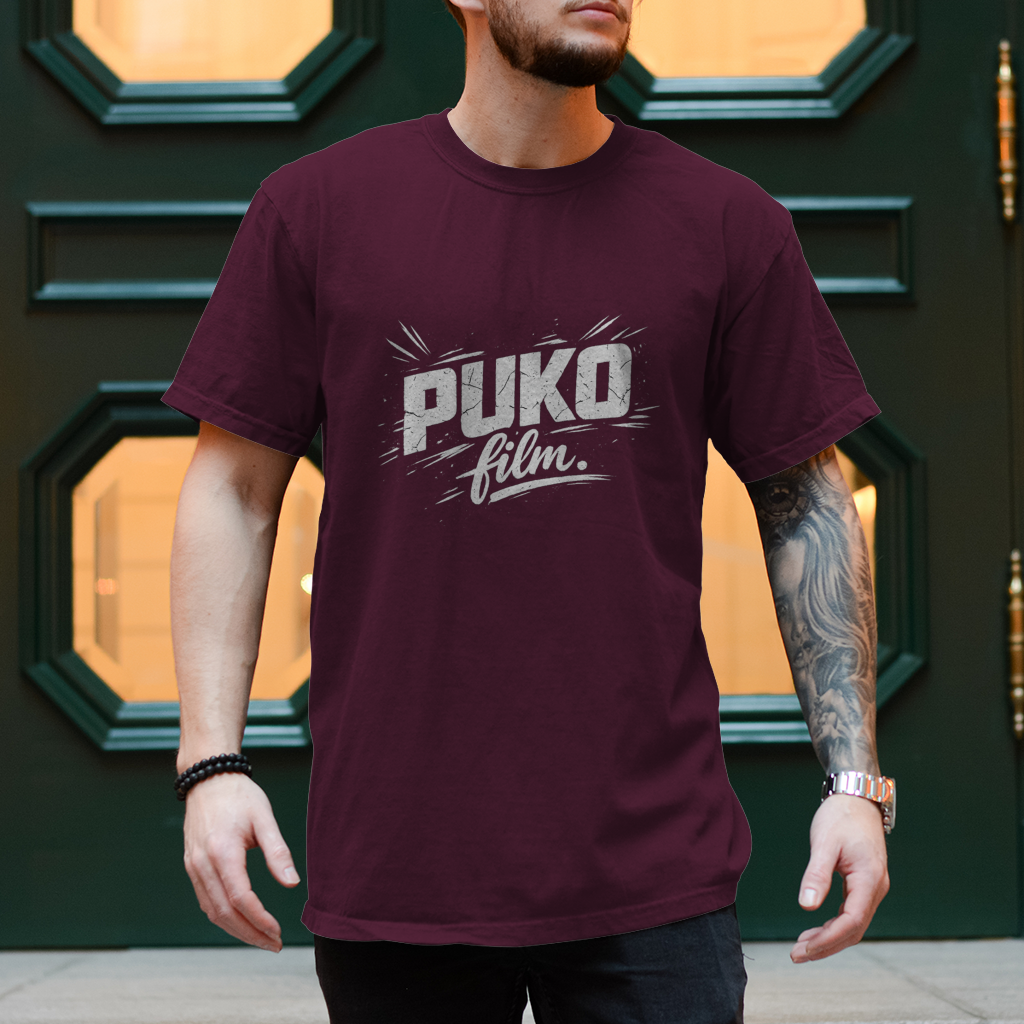 Herren T-Shirt „Puko Film“ – Balkan Humor Shirt