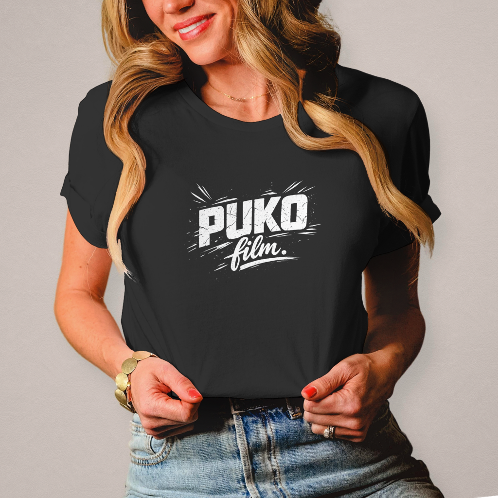 Damen T-Shirt „Puko Film“ – Balkan Humor Shirt