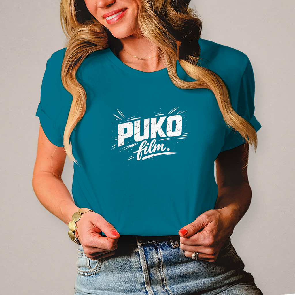 Damen T-Shirt „Puko Film“ – Balkan Humor Shirt