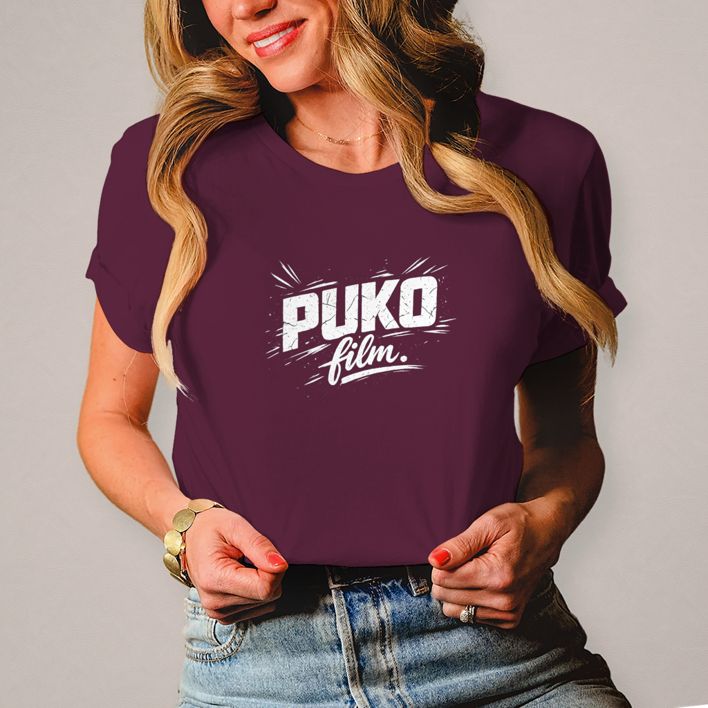 Damen T-Shirt „Puko Film“ – Balkan Humor Shirt