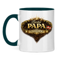Zweifarbige Tasse „Bester Papa aus Österreich“ – Lustige Papa Keramiktasse Geschenkidee