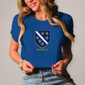 Damen T-Shirt „Bosna – Ponos. Tradicija. Identitet.“ | Bosnischer Streetwear Style