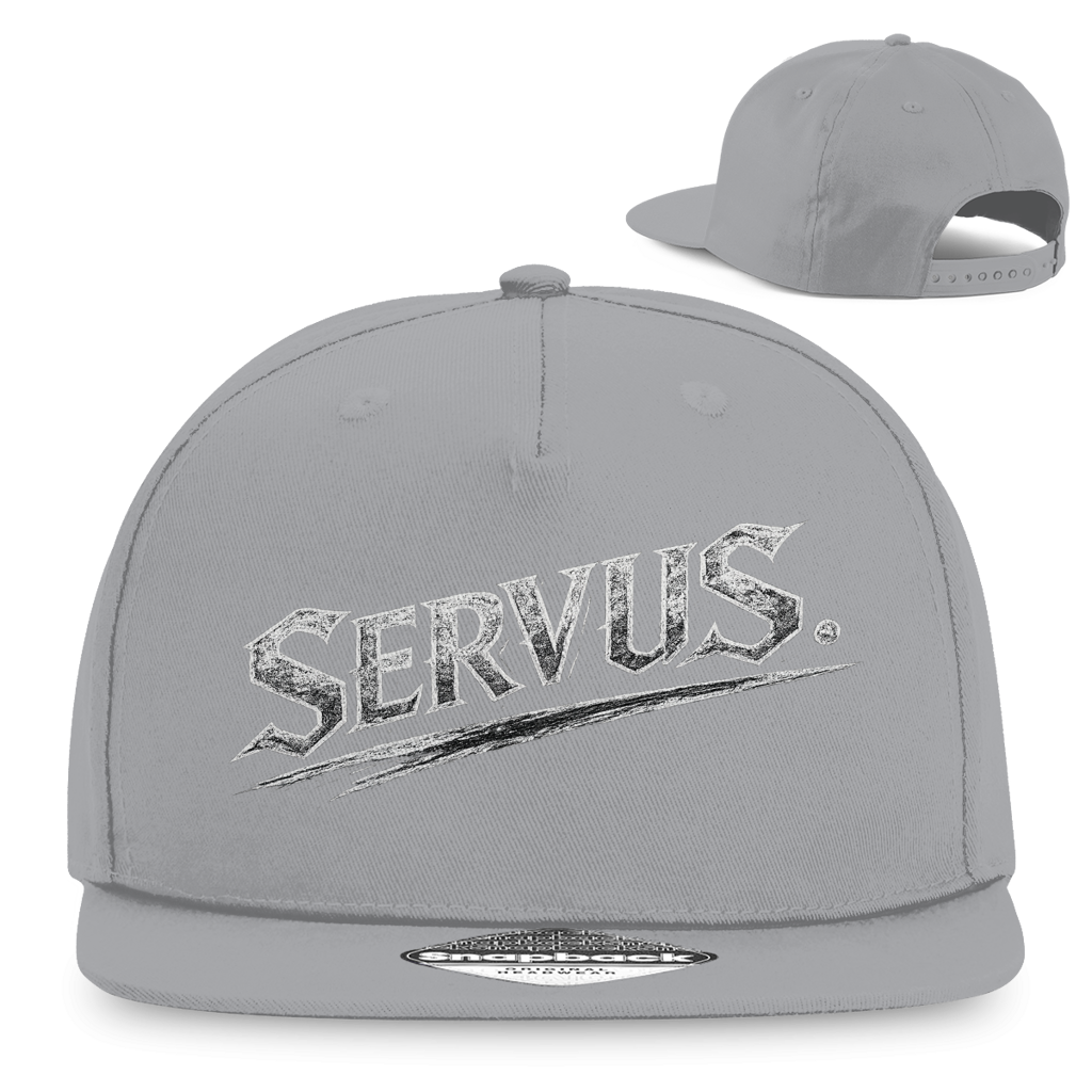 Snapback Rapper Cap „Servus“ – Österreichische Streetwear Cap im Retro Style
