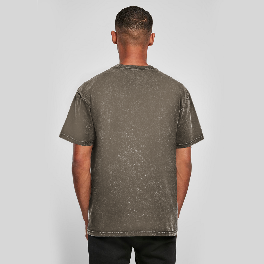 Oversize Washed T-Shirt „Oida“ – Österreichisches Acid Wash Streetwear Shirt