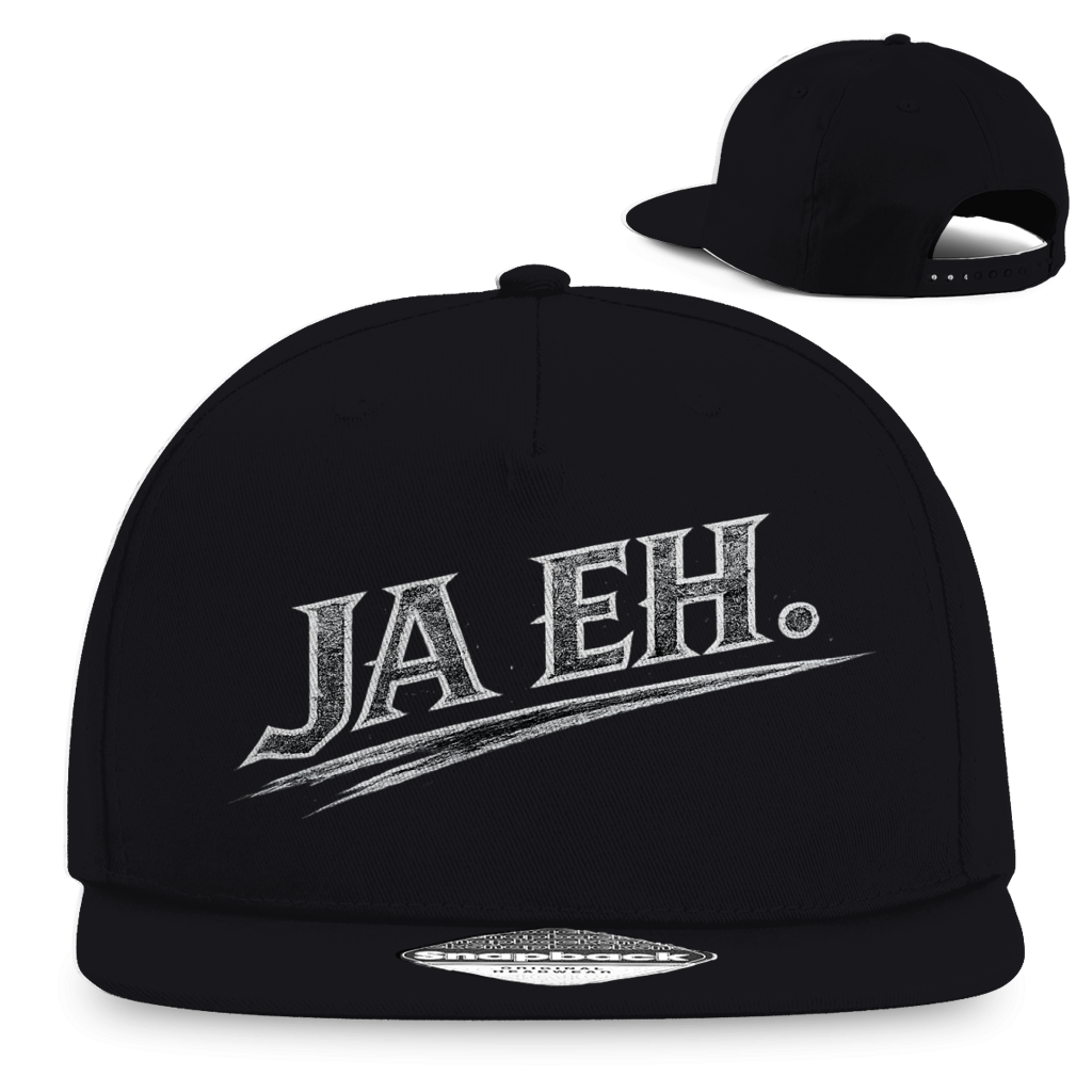 Snapback Rapper Cap „Ja Eh“ – Österreichische Streetwear Cap im Retro Style