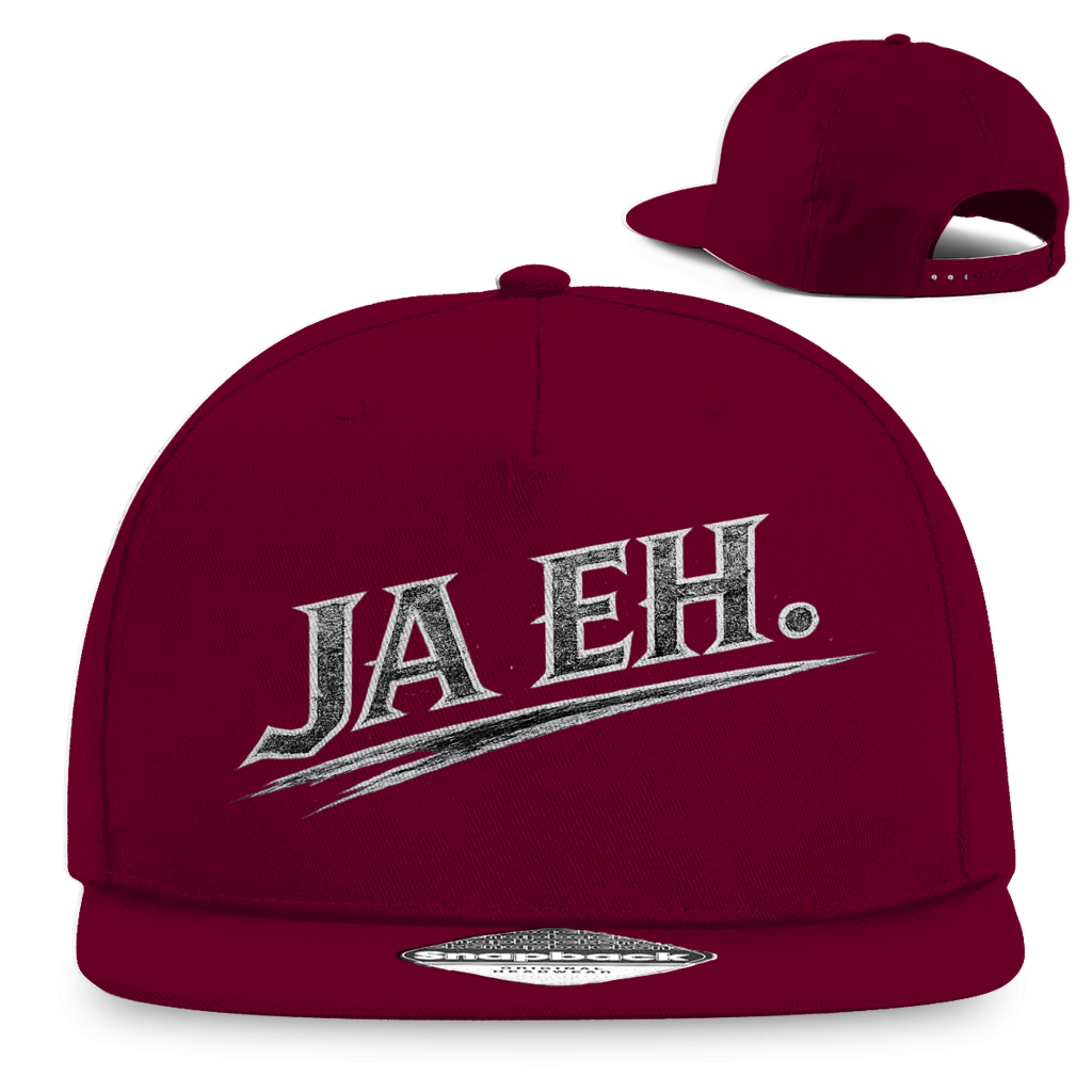 Snapback Rapper Cap „Ja Eh“ – Österreichische Streetwear Cap im Retro Style