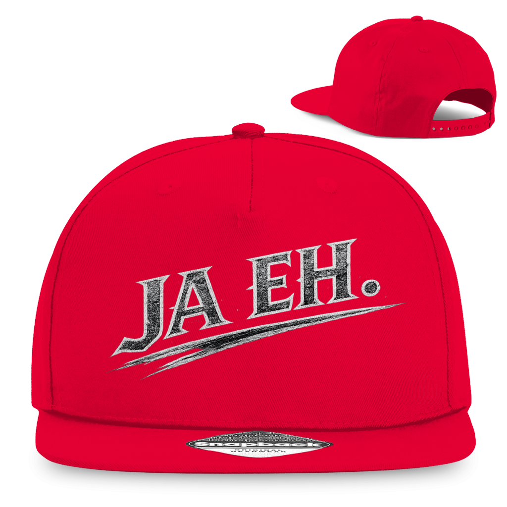 Snapback Rapper Cap „Ja Eh“ – Österreichische Streetwear Cap im Retro Style