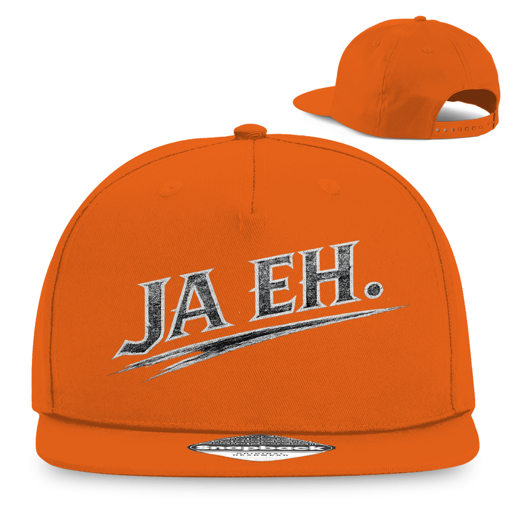 Snapback Rapper Cap „Ja Eh“ – Österreichische Streetwear Cap im Retro Style