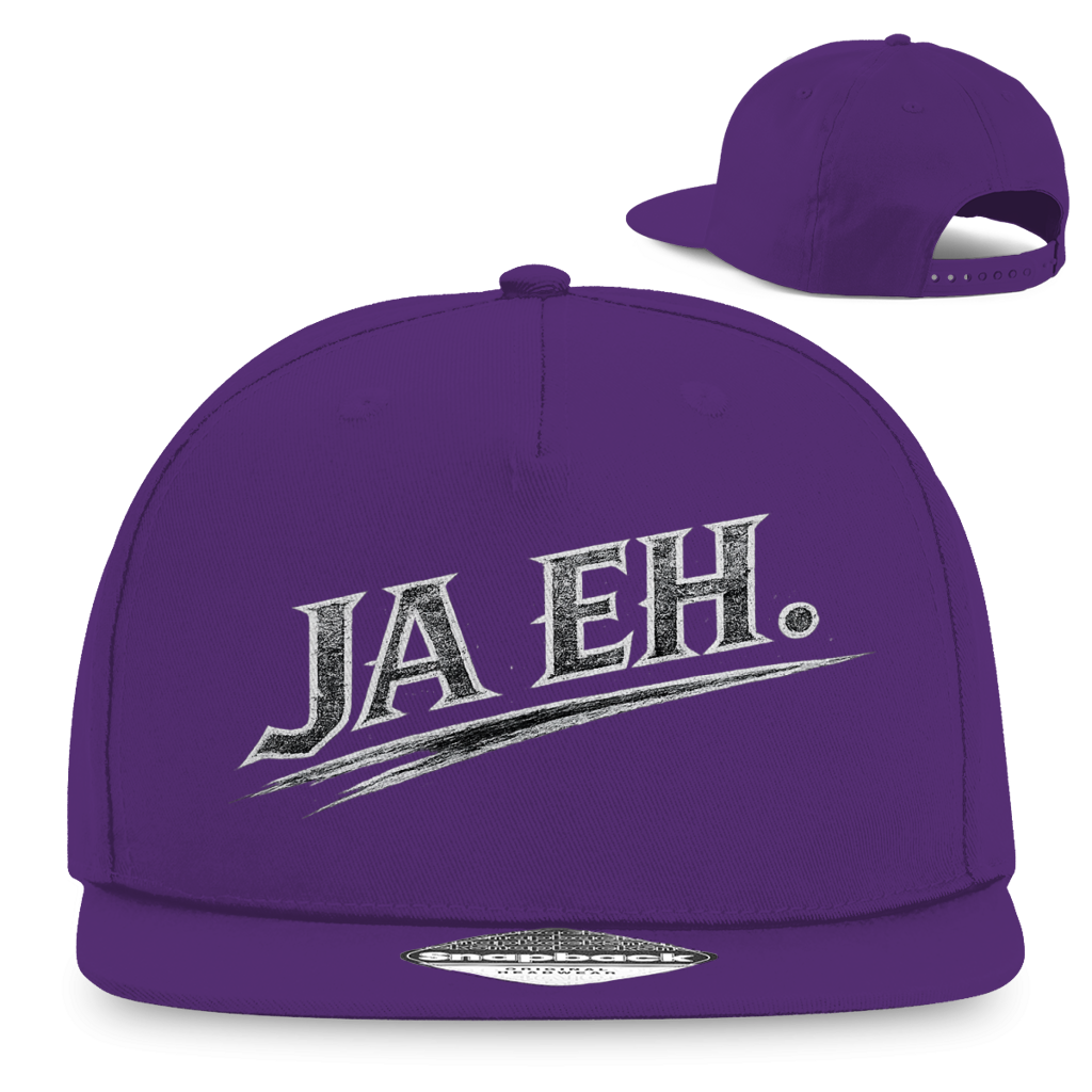 Snapback Rapper Cap „Ja Eh“ – Österreichische Streetwear Cap im Retro Style