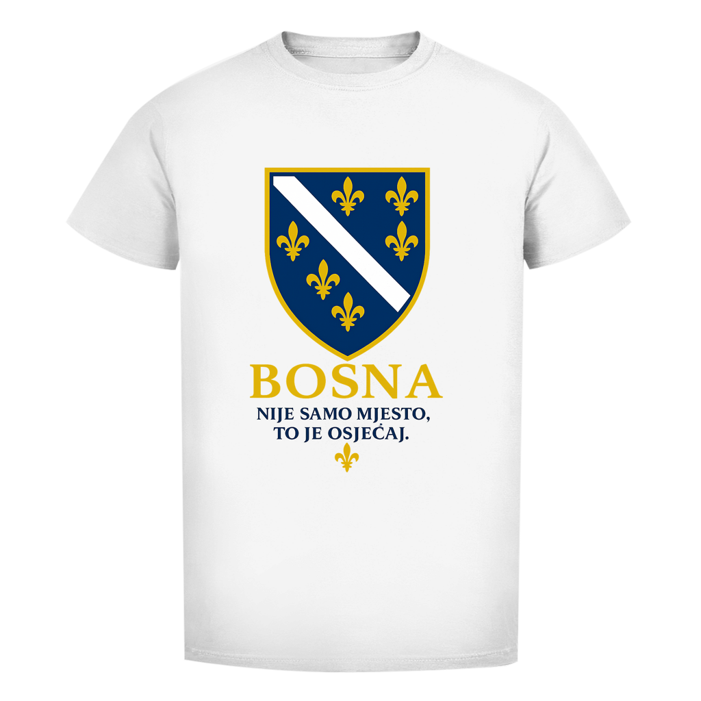 Herren Premium Bio T-Shirt Bosna Nije Samo Mjesto To Je Osjećaj