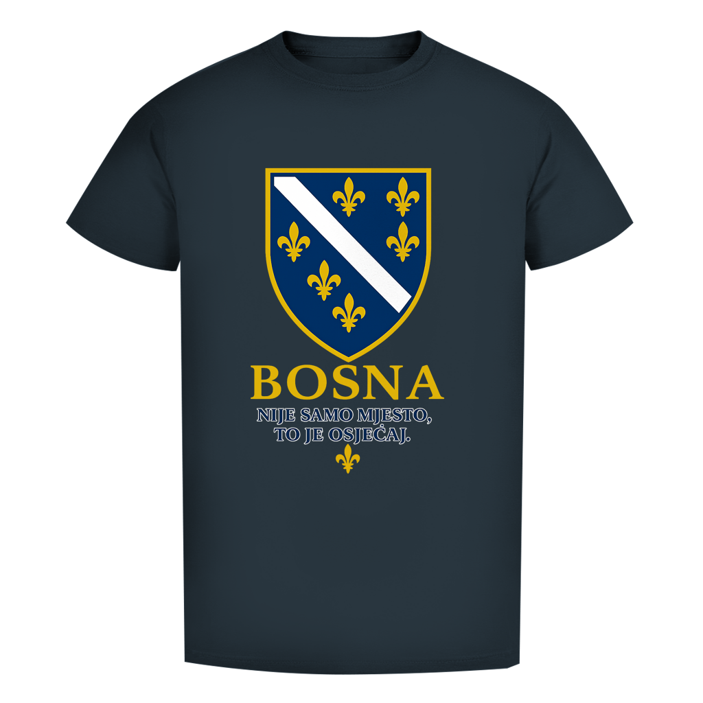 Herren Premium Bio T-Shirt Bosna Nije Samo Mjesto To Je Osjećaj