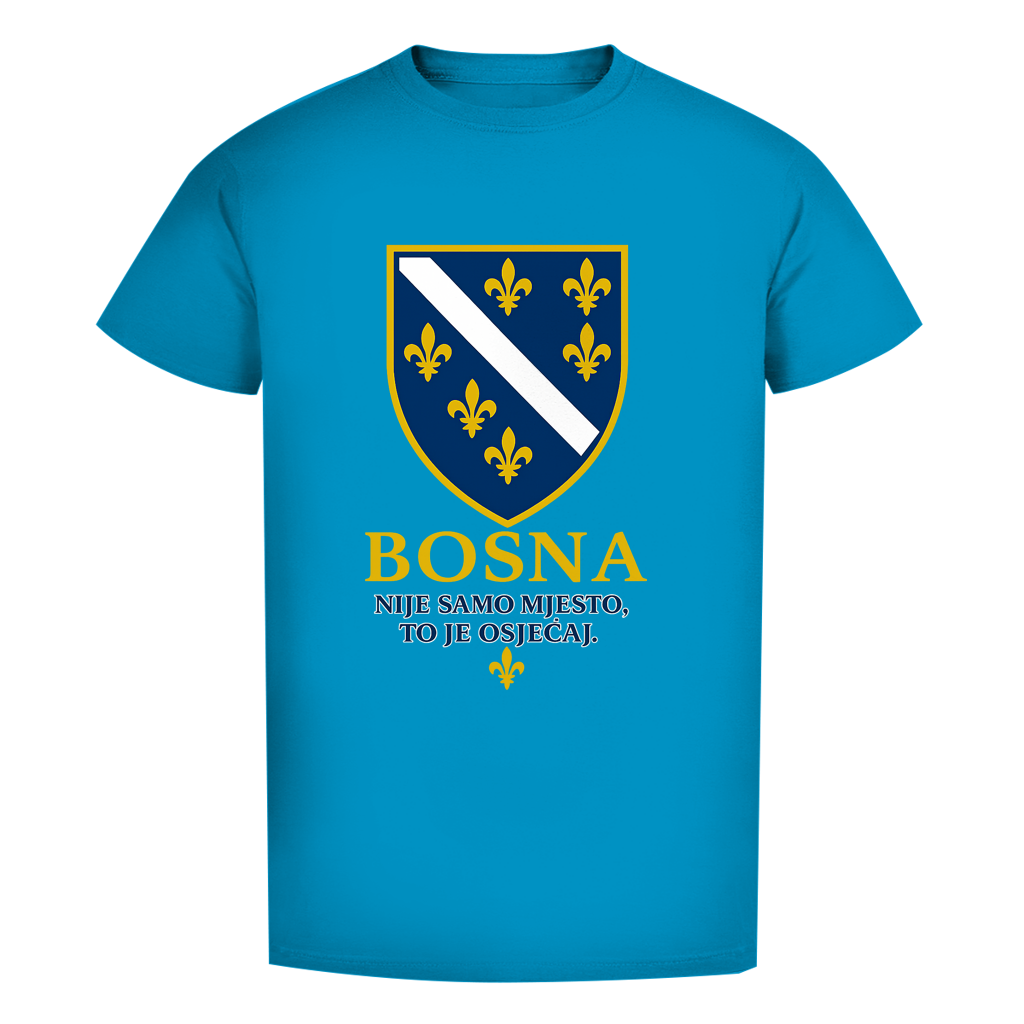 Herren Premium Bio T-Shirt Bosna Nije Samo Mjesto To Je Osjećaj
