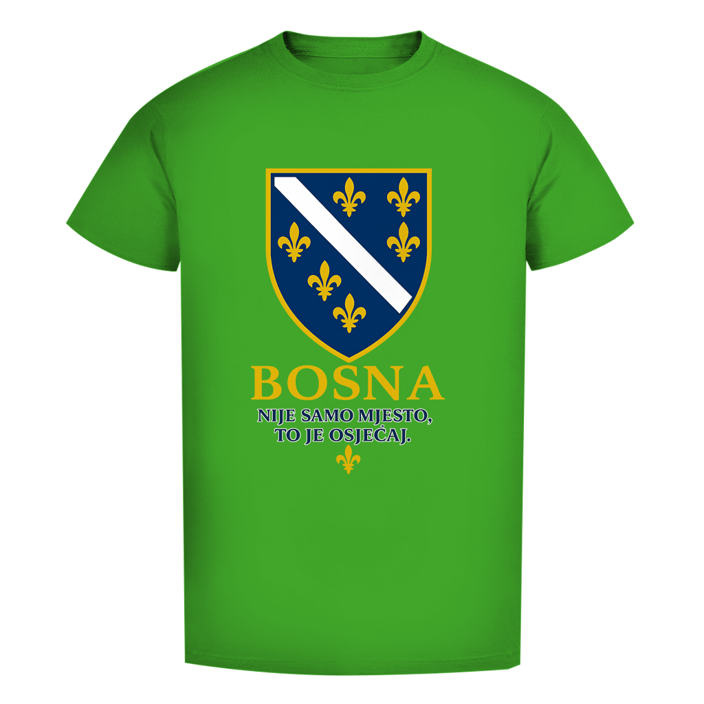 Herren Premium Bio T-Shirt Bosna Nije Samo Mjesto To Je Osjećaj