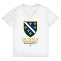 Herren Premium Bio V-Neck T-Shirt Bosna Nije Samo Mjesto To Je Osjećaj