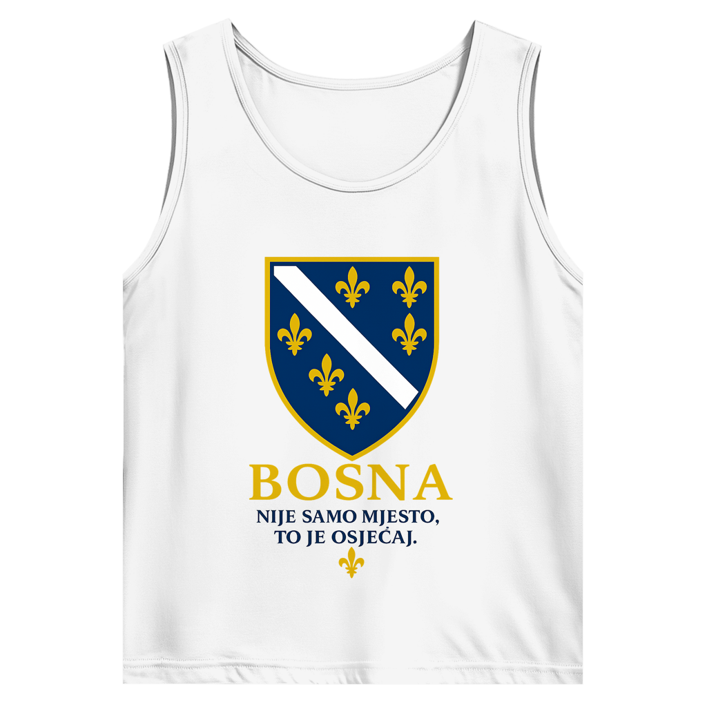 Herren Basic Tank Top Bosna Nije Samo Mjesto, To Je Osjećaj