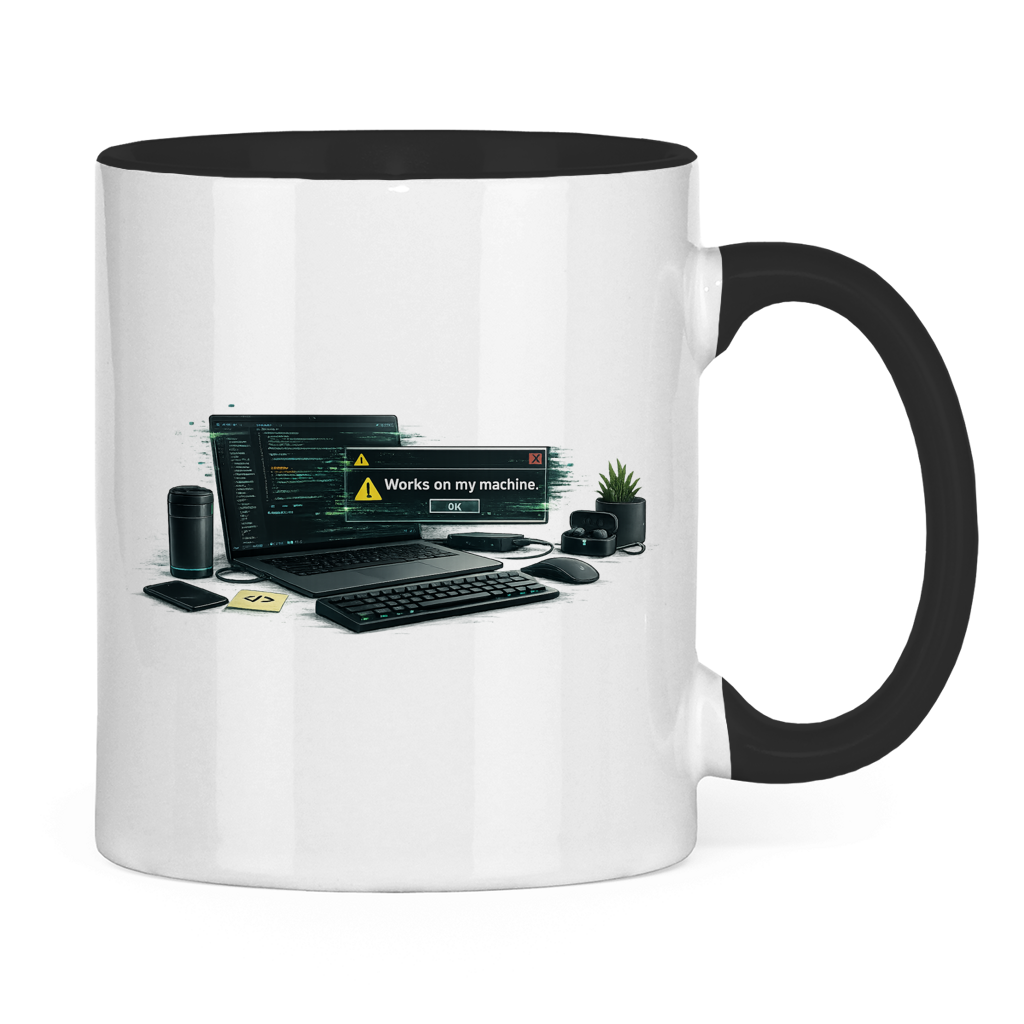 IT Works on My Machine Tasse | Lustiges Entwickler Geschenk