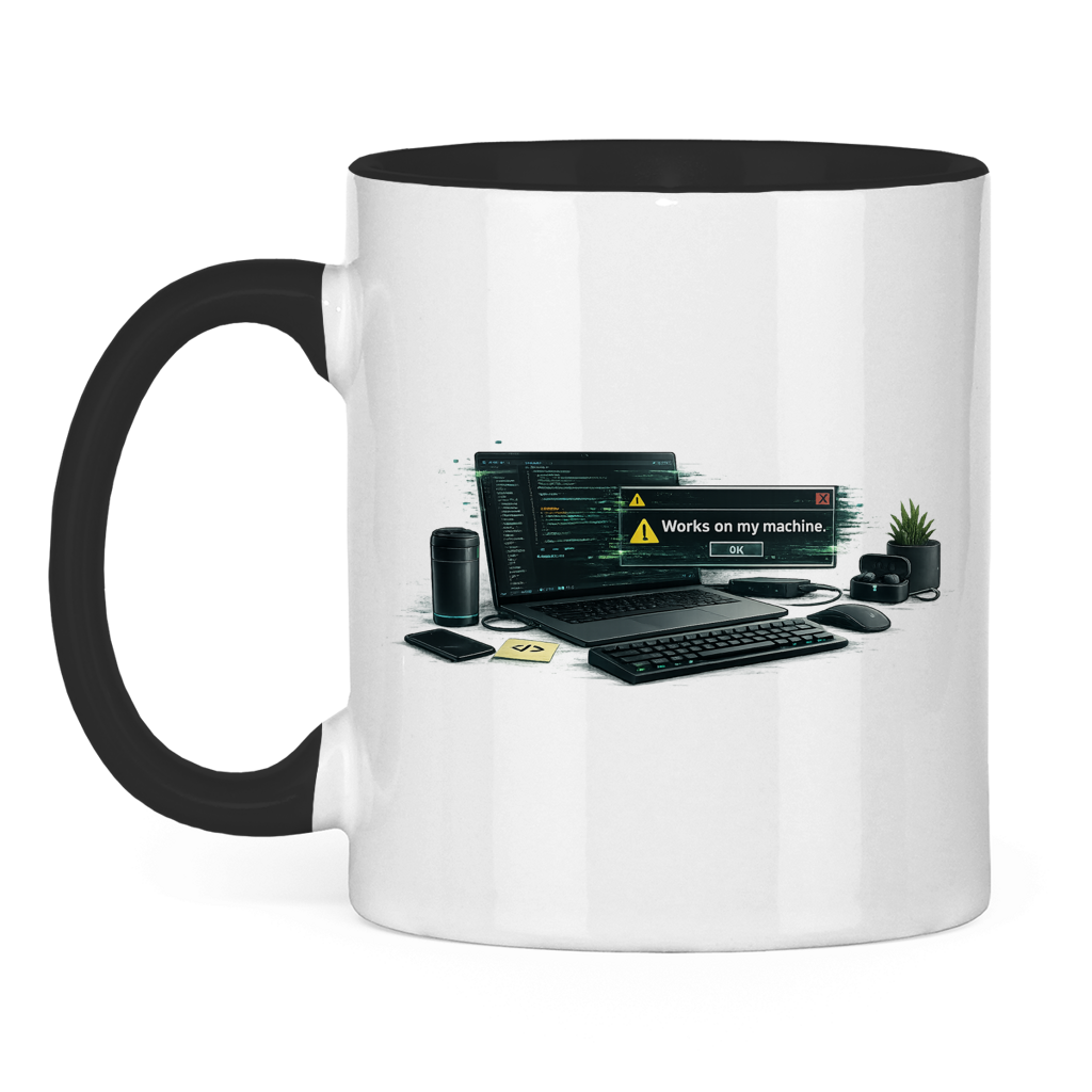 IT Works on My Machine Tasse | Lustiges Entwickler Geschenk