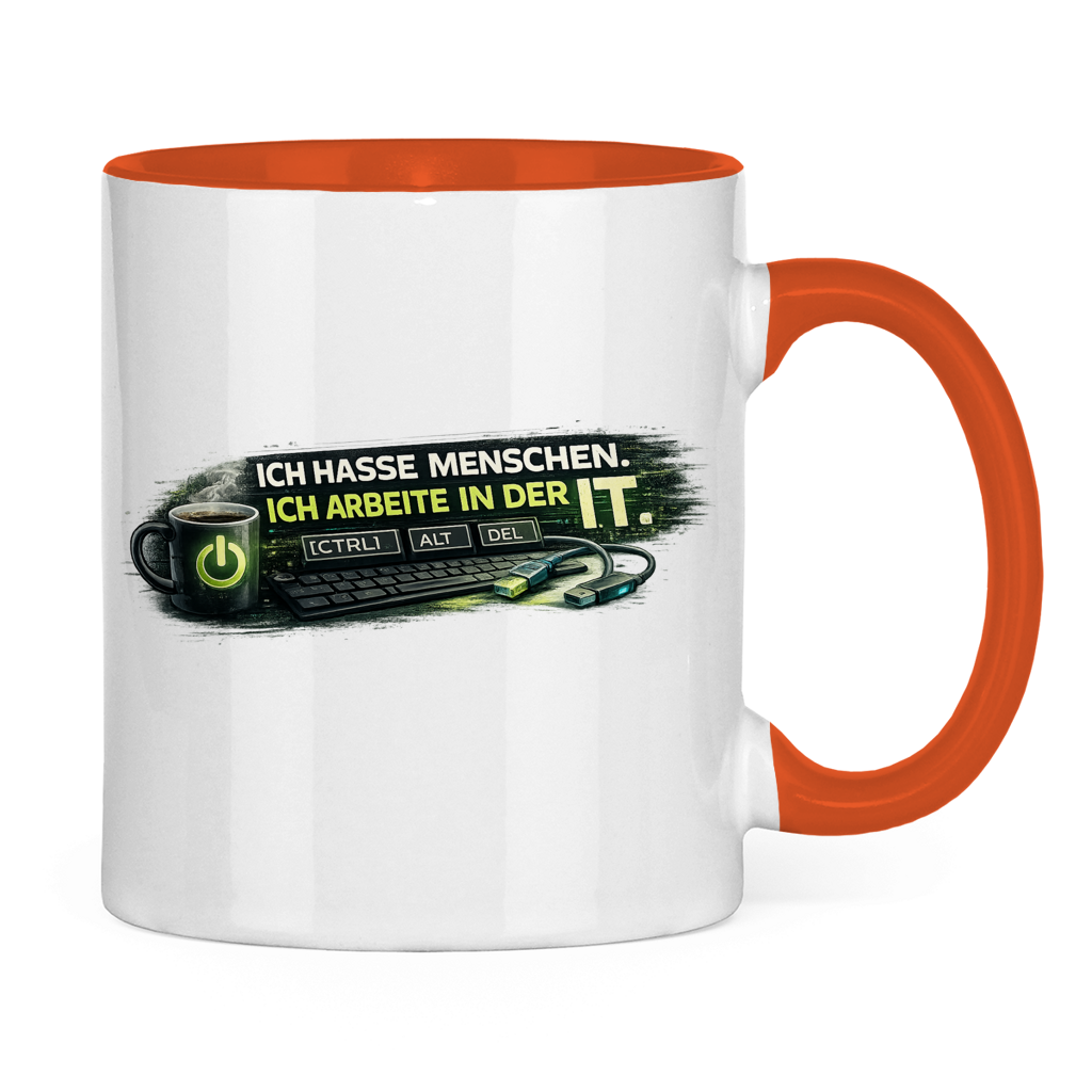 Ich hasse Menschen, ich arbeite in der IT Tasse