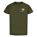 Herren Premium Bio T-Shirt Bosnien Flagge Herz