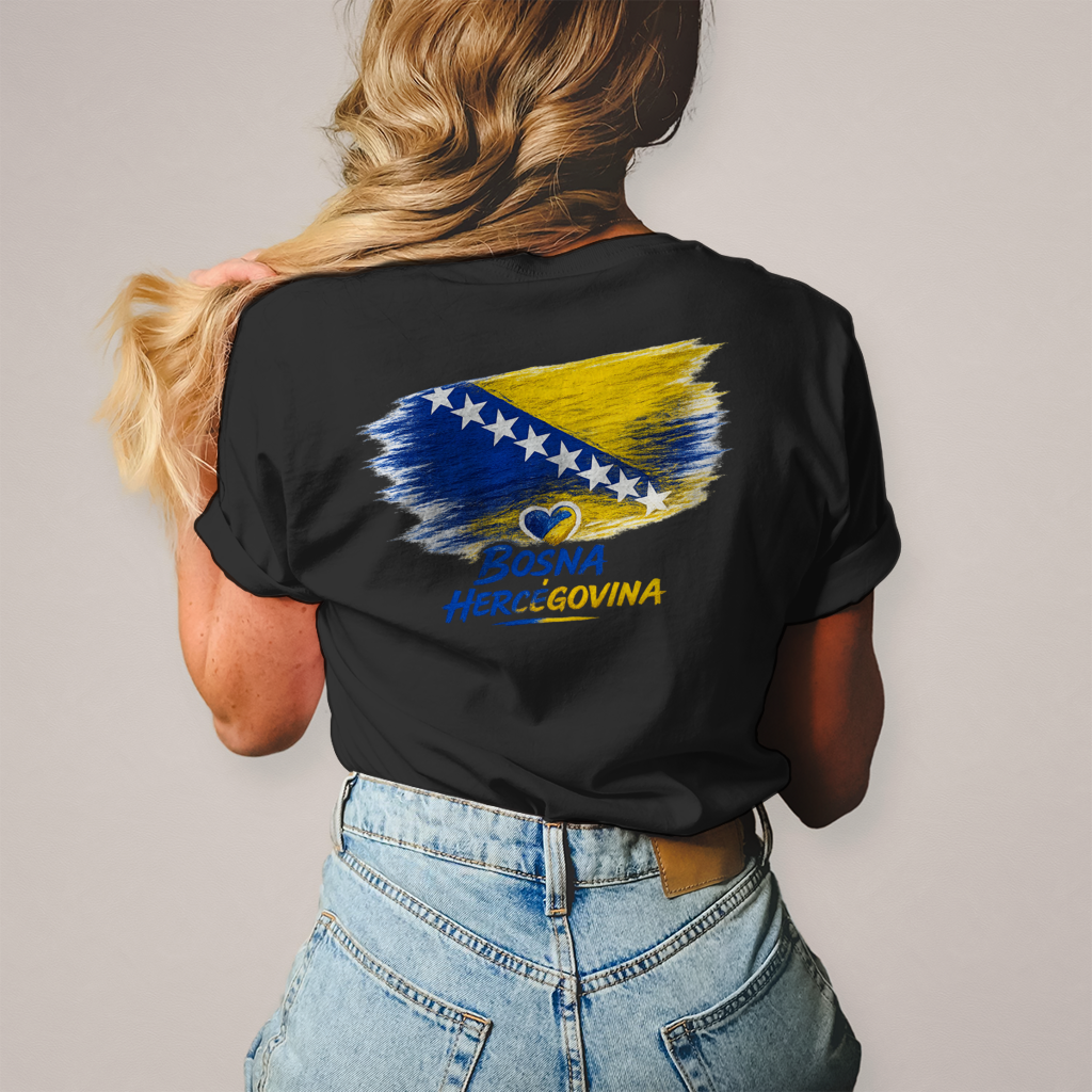 Ženska majica Bosna Zastava Srce