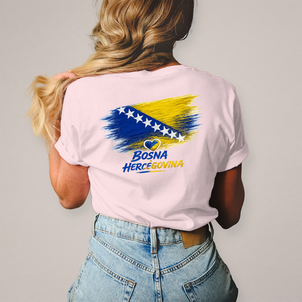 Ženska majica Bosna Zastava Srce