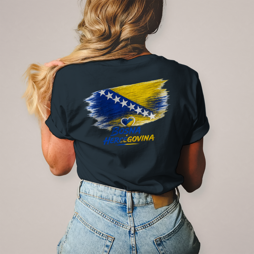 Ženska majica Bosna Zastava Srce
