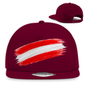 Einfach Österreich 🇦🇹 Rapper Cap | Österreich Snapback mit Rot-Weiß-Rot Design