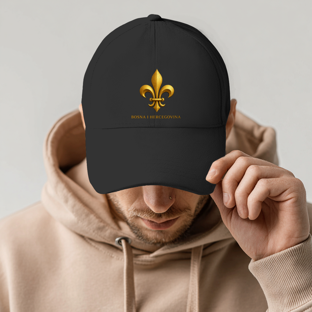 Dad Cap Goldener Bosnischer Ljiljan