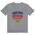 Herren Heavy Cotton T-Shirt Sretno Oženjen Balkan Edition