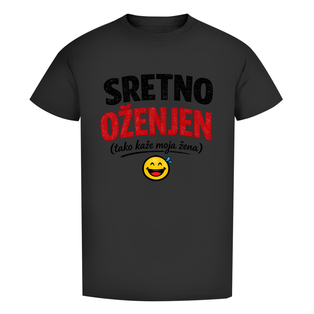 Sretno Oženjen Original Herren Premium Bio T-Shirt