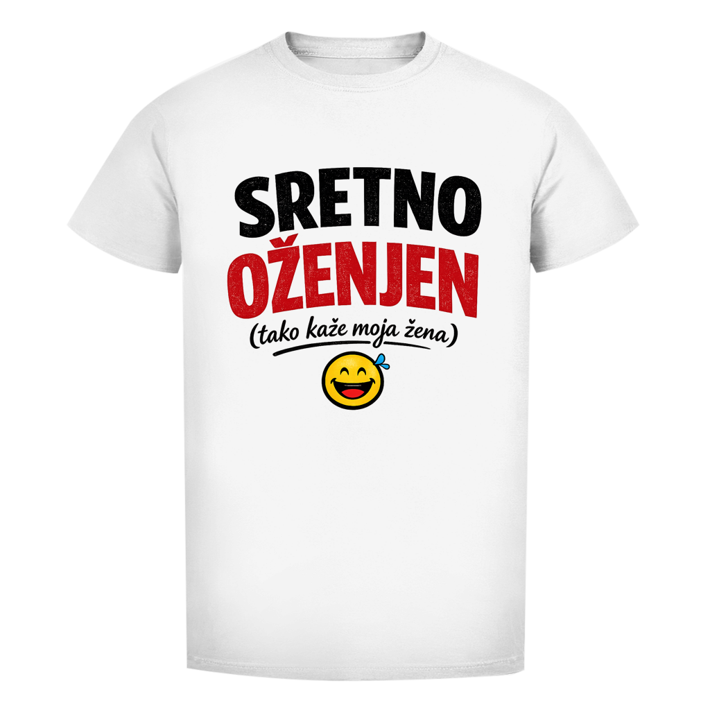Sretno Oženjen Original Herren Premium Bio T-Shirt