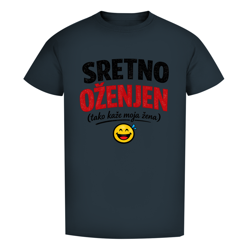 Sretno Oženjen Original Herren Premium Bio T-Shirt
