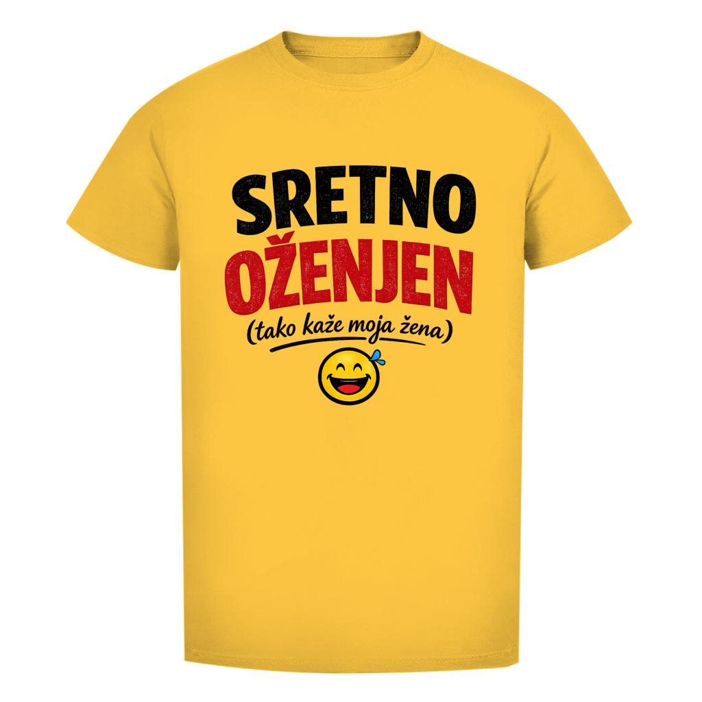 Sretno Oženjen Original Herren Premium Bio T-Shirt