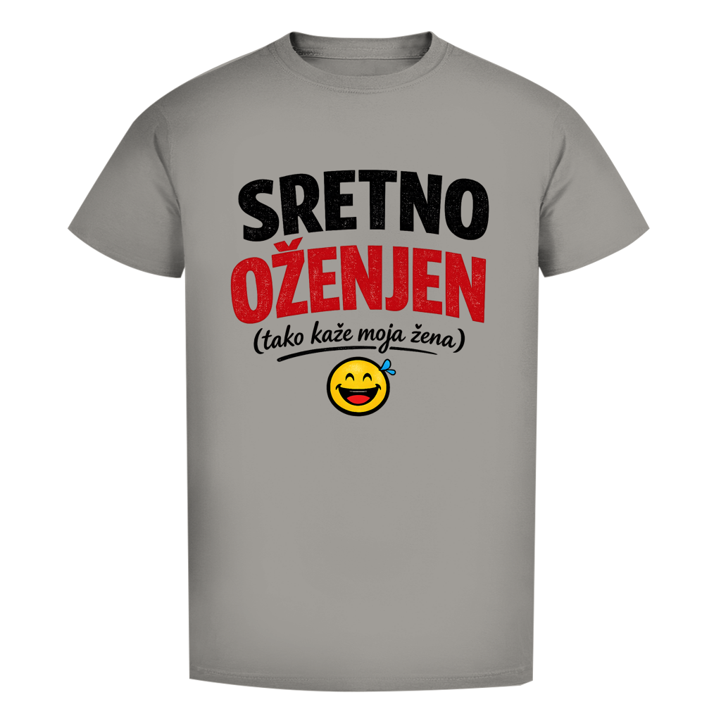 Sretno Oženjen Original Herren Premium Bio T-Shirt