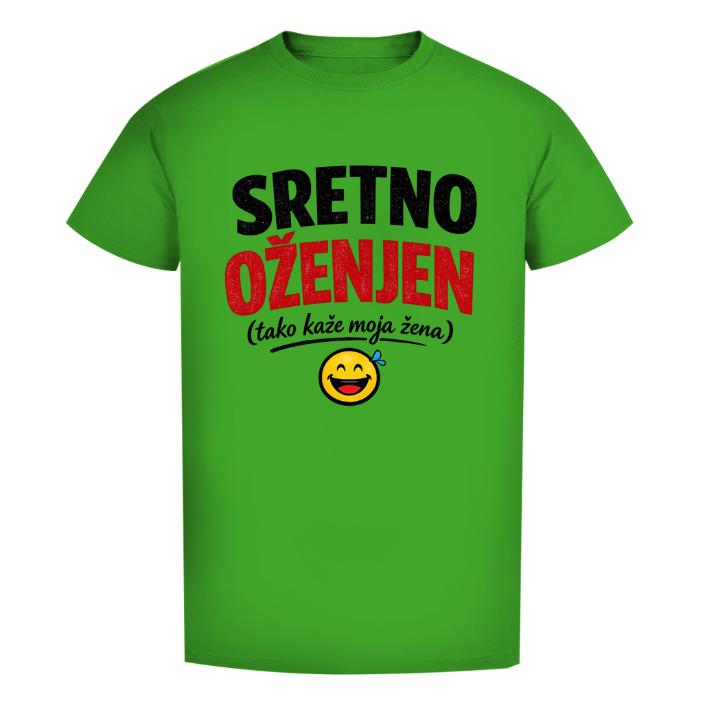 Sretno Oženjen Original Herren Premium Bio T-Shirt