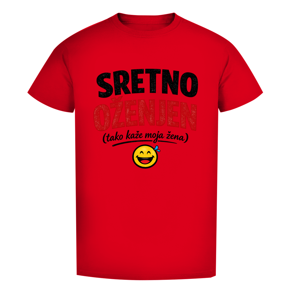 Sretno Oženjen Original Herren Premium Bio T-Shirt