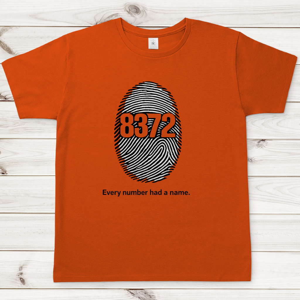 Herren T-Shirt Srebrenica Fingerprint