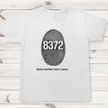 Herren T-Shirt Srebrenica Fingerprint