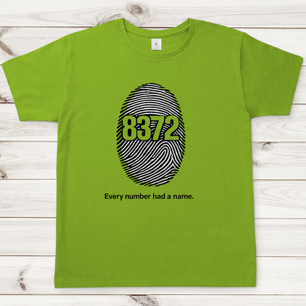 Herren T-Shirt Srebrenica Fingerprint