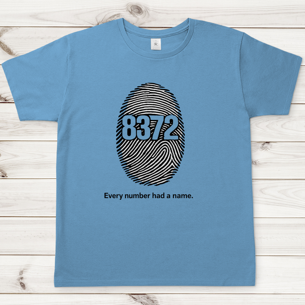 Herren T-Shirt Srebrenica Fingerprint