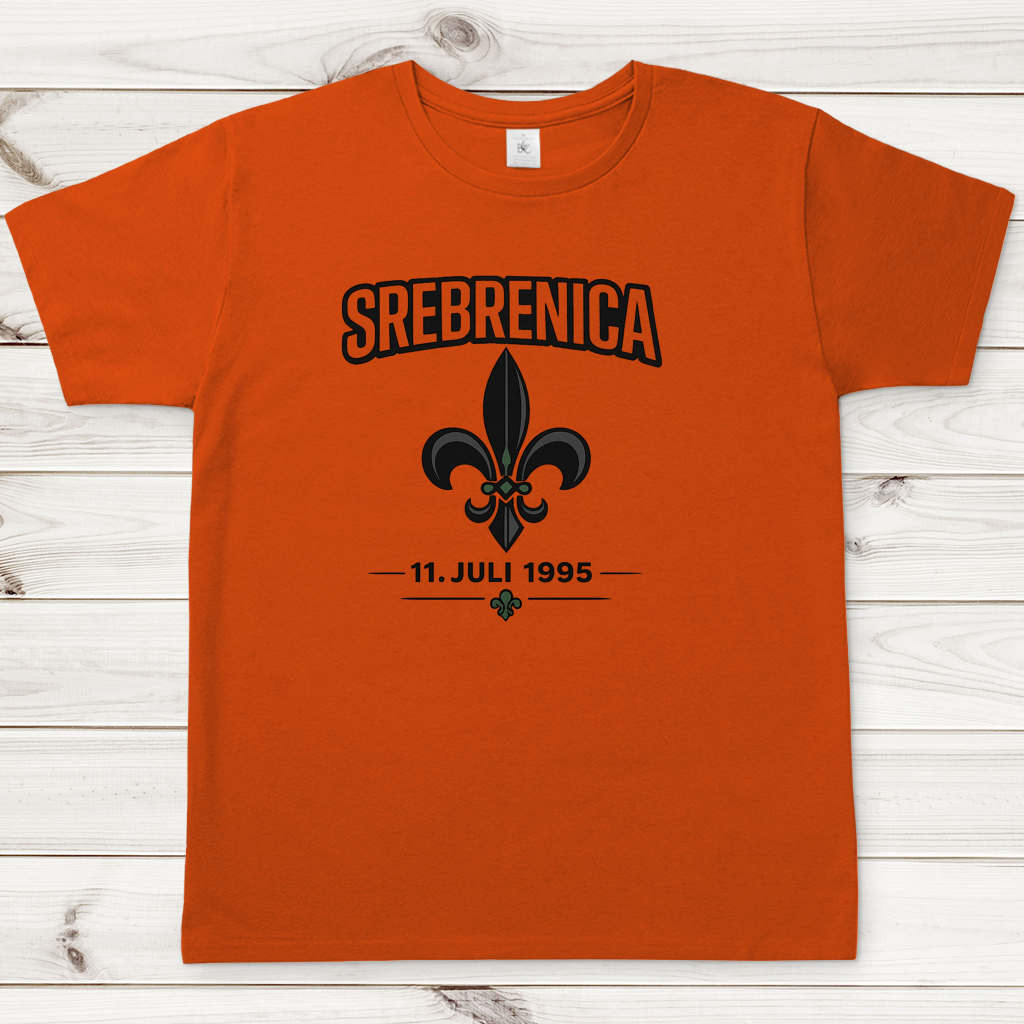 Herren T-Shirt Srebrenica Ljiljan