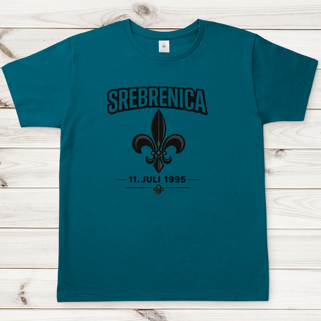 Herren T-Shirt Srebrenica Ljiljan