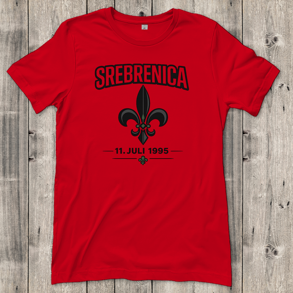 Damen T-Shirt Srebrenica Ljiljan