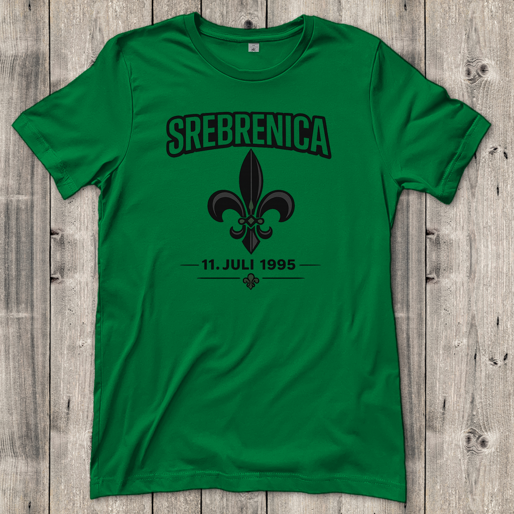 Damen T-Shirt Srebrenica Ljiljan