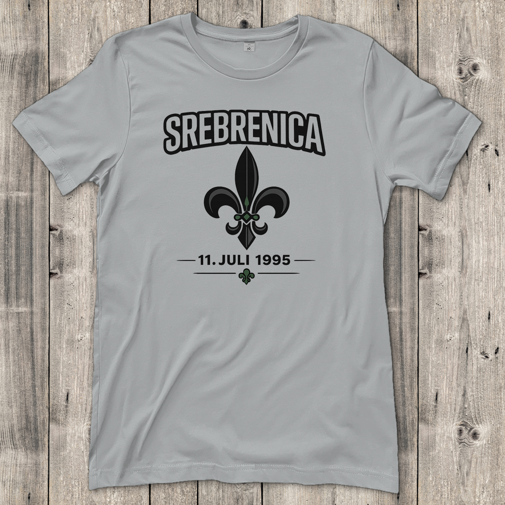 Damen T-Shirt Srebrenica Ljiljan