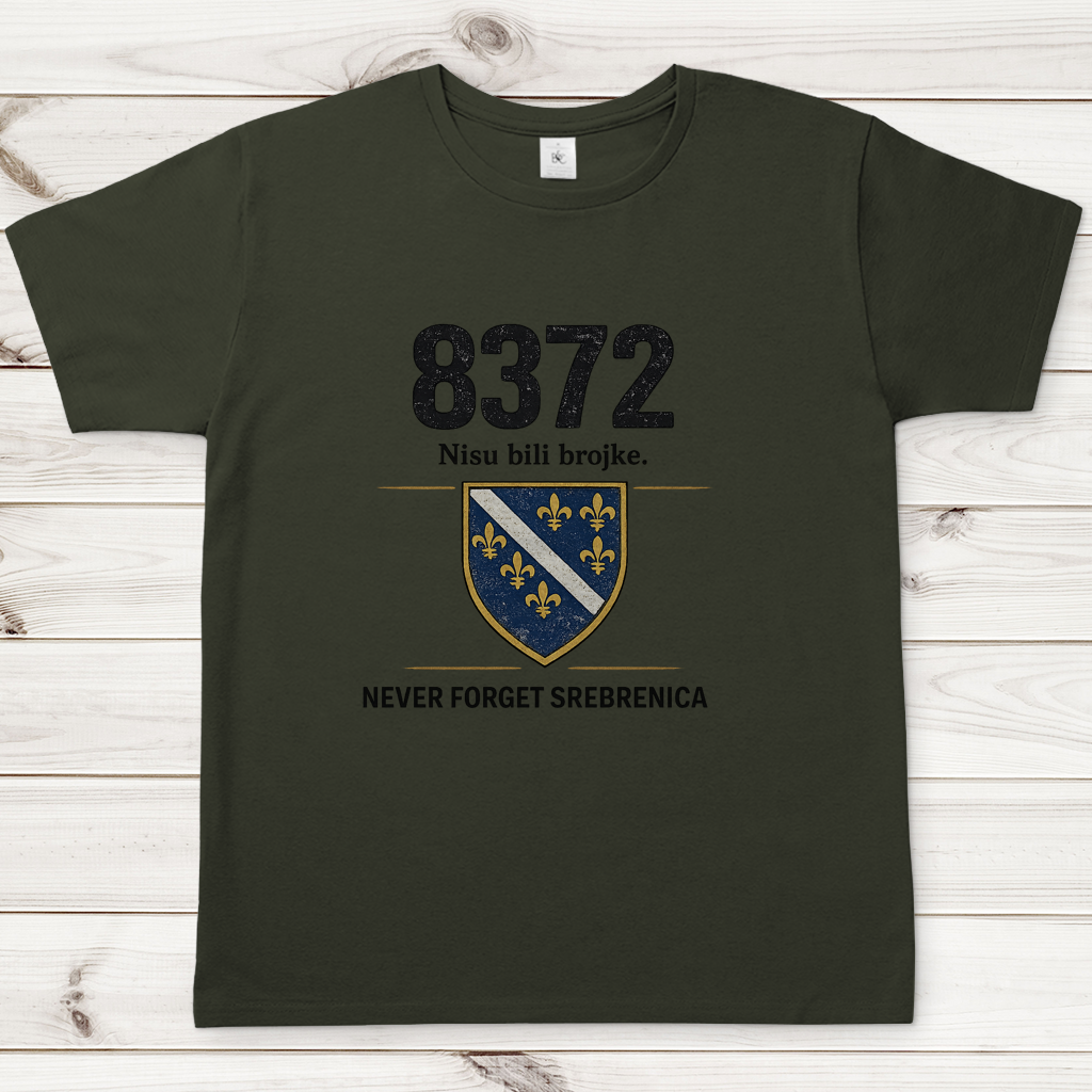 Herren T-Shirt Srebrenica Grb